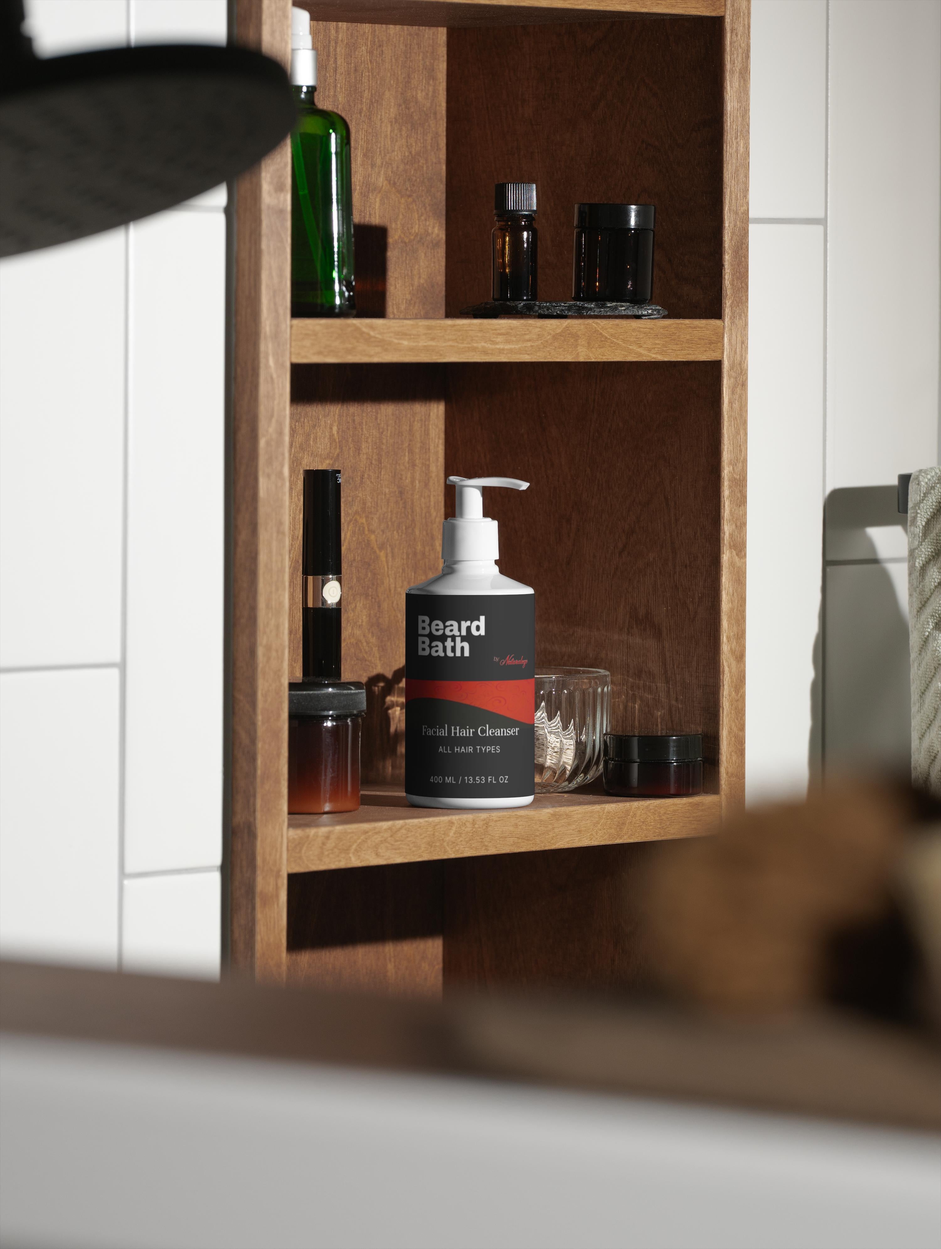 Beard Bath Shampoo for Sensitive Facial and Scalp Hair